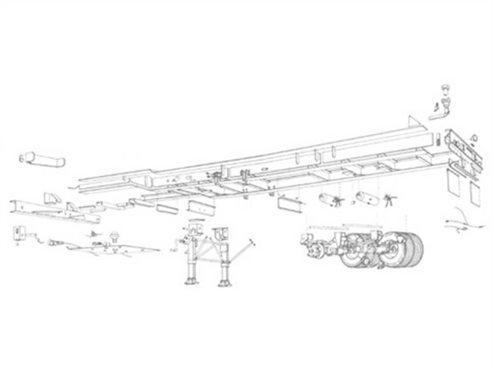 intermodal chassis parts diagram