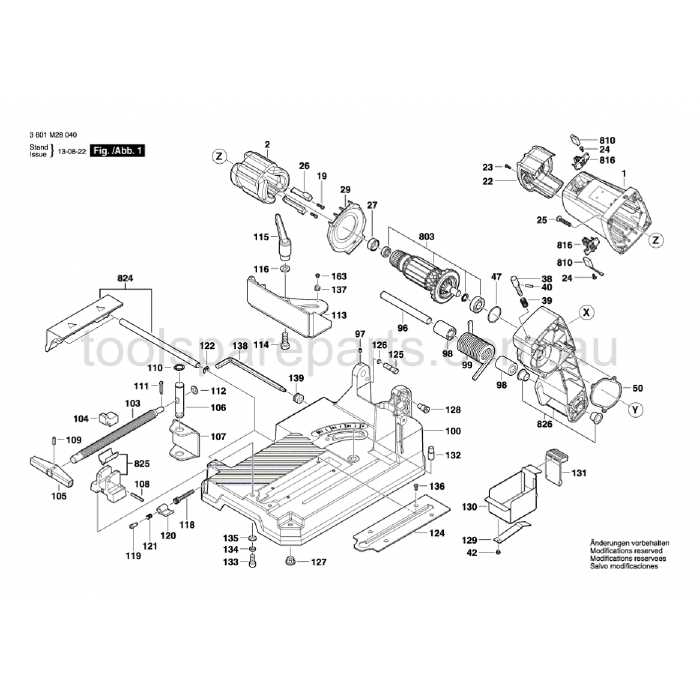 bosch 4100 table saw parts diagram