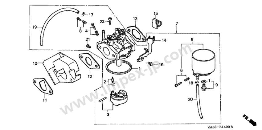 honda em6500sx parts diagram