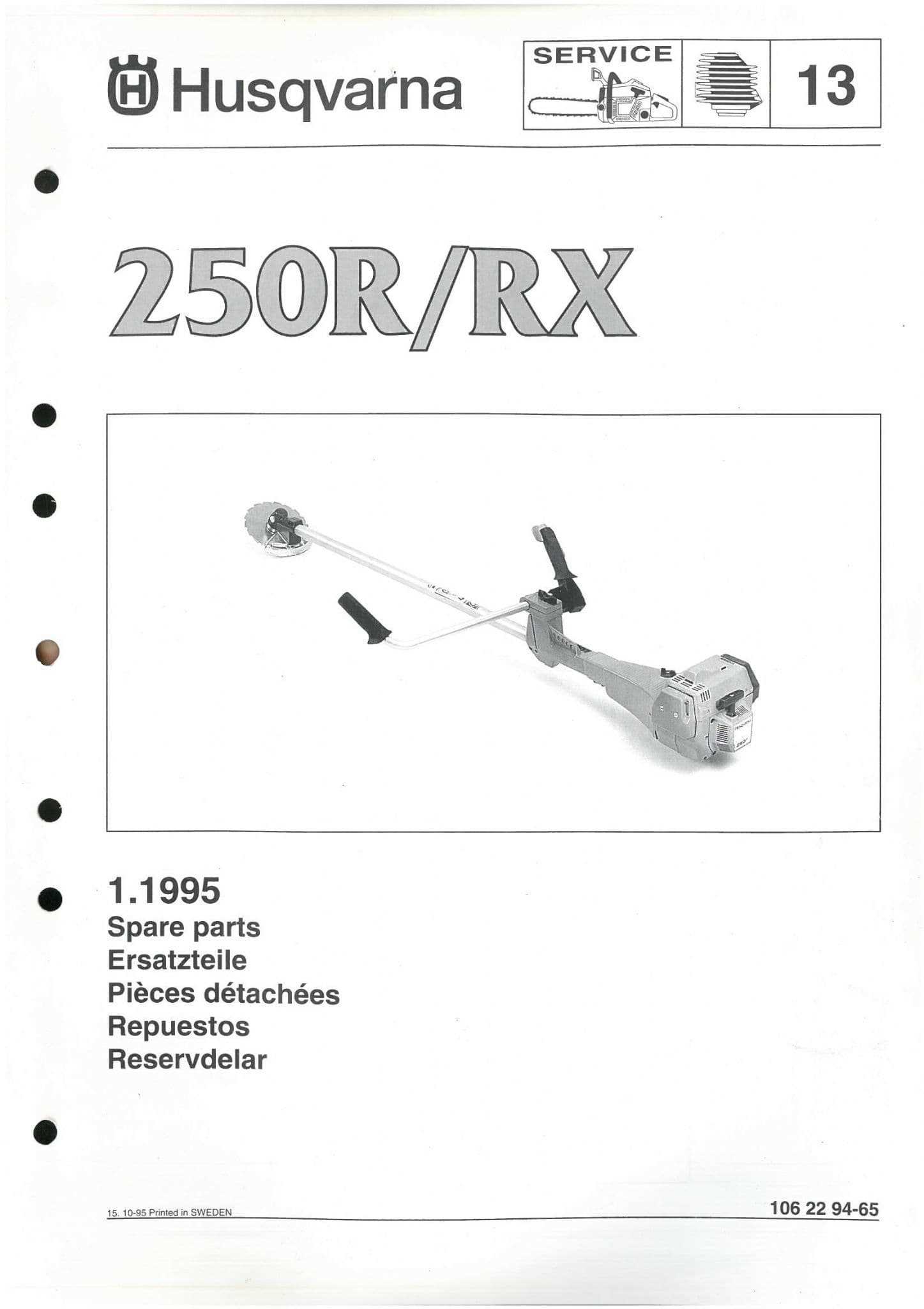 brush cutter parts diagram