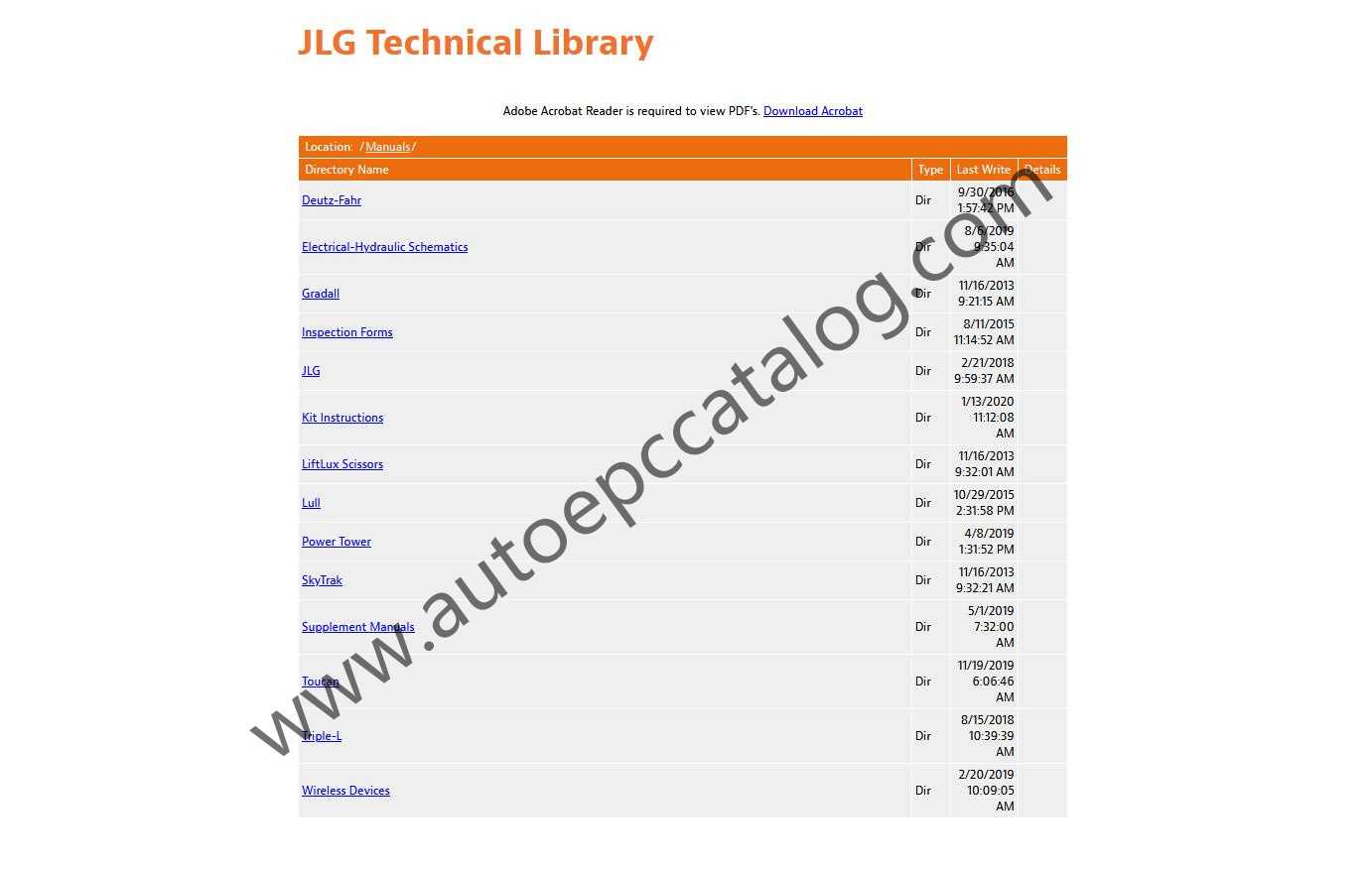 jlg parts diagram