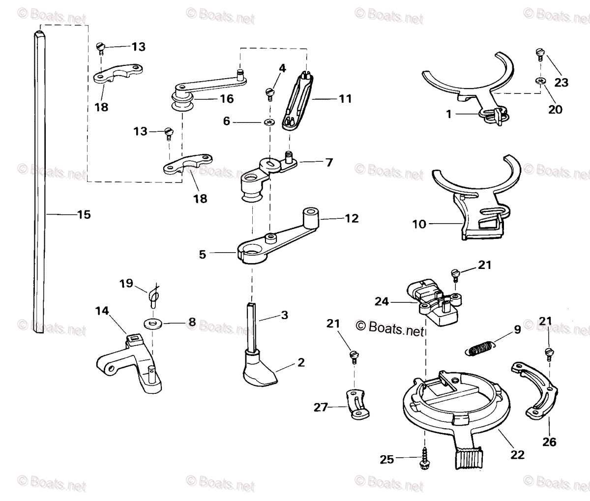 evinrude outboard parts diagram