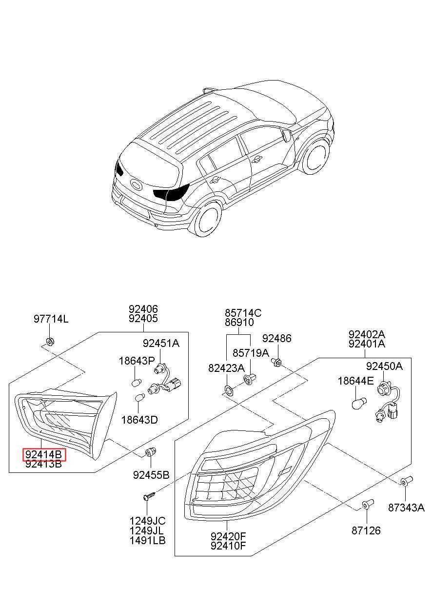 2011 kia sportage parts diagram