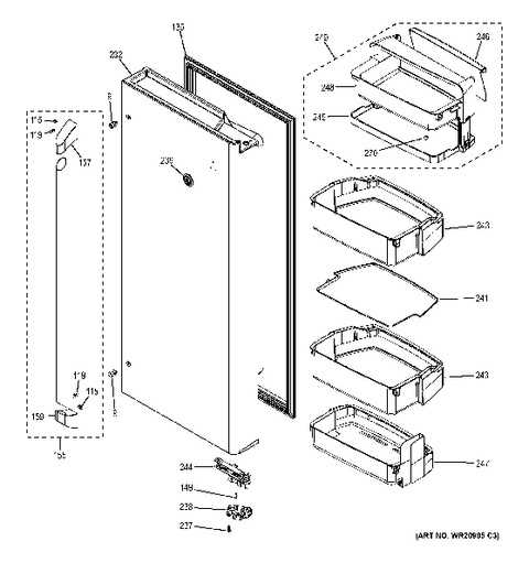 ge cafe range parts diagram