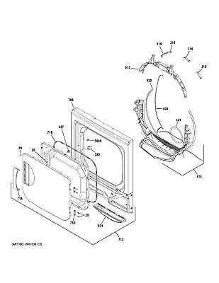 ge dryer parts diagram