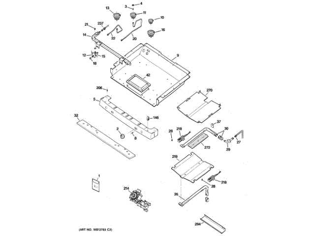 ge profile cooktop parts diagram