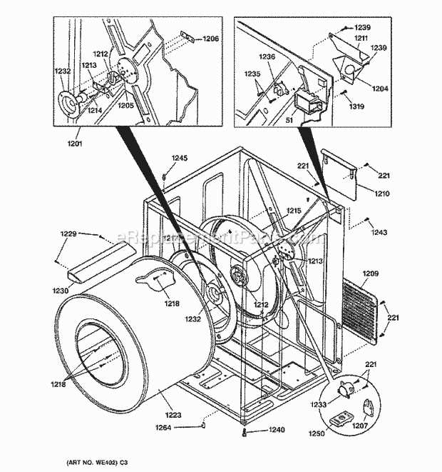 ge profile parts diagram