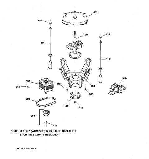 ge profile washing machine parts diagram