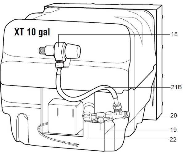 ge water heater parts diagram