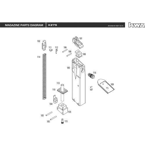magazine parts diagram