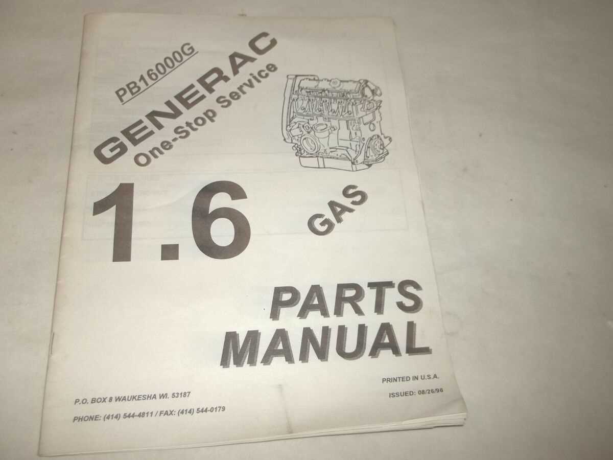 generac gp6500 parts diagram