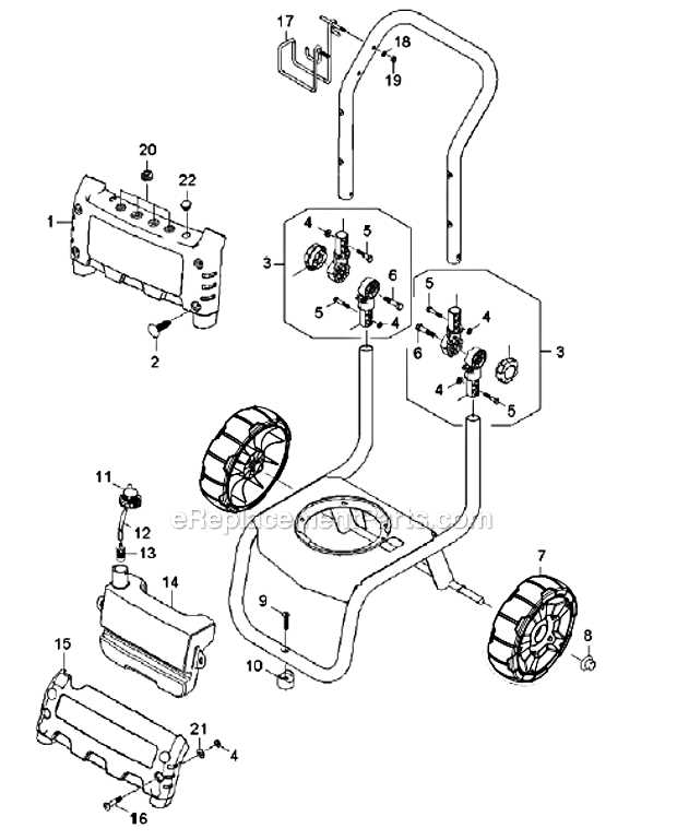 generac power washer parts diagram