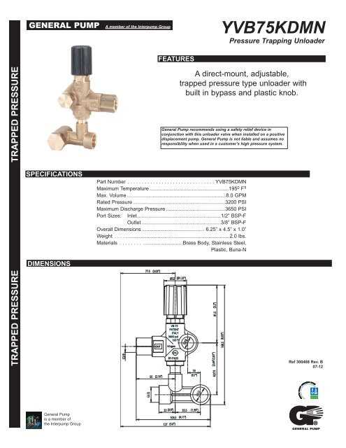 general pump parts diagrams