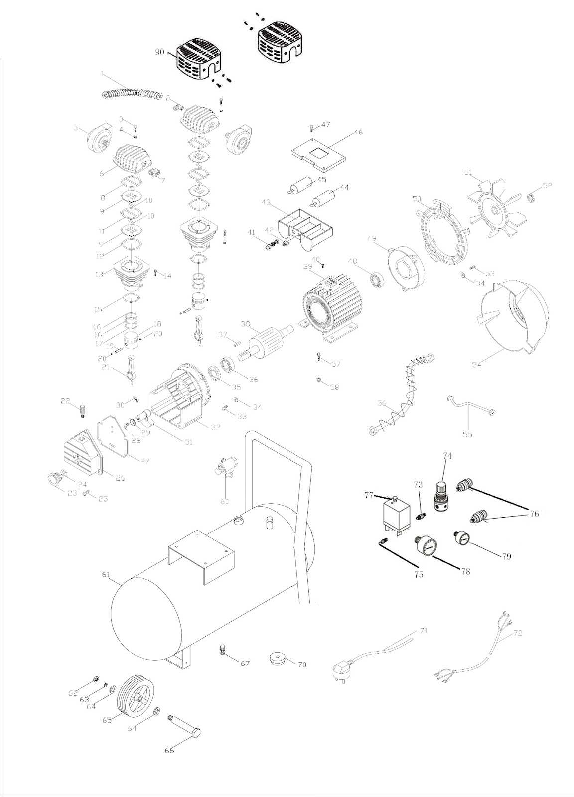 ingersoll rand air hammer parts diagram