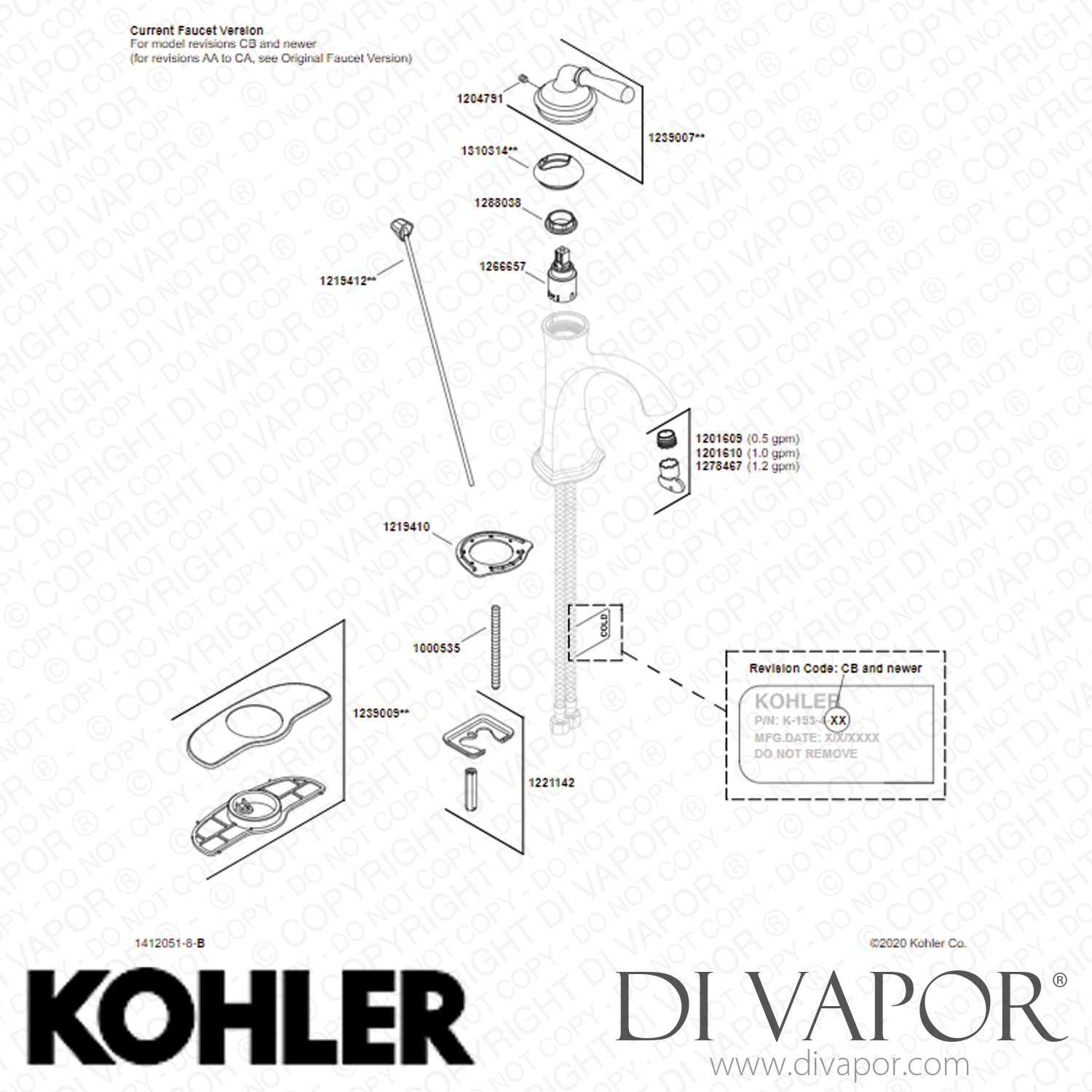 bathroom sink parts diagram