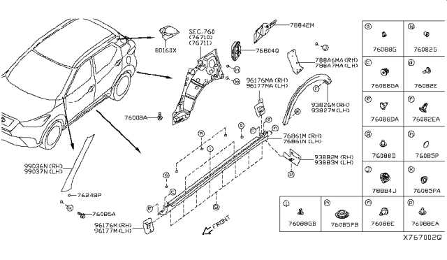 nissan kicks parts diagram