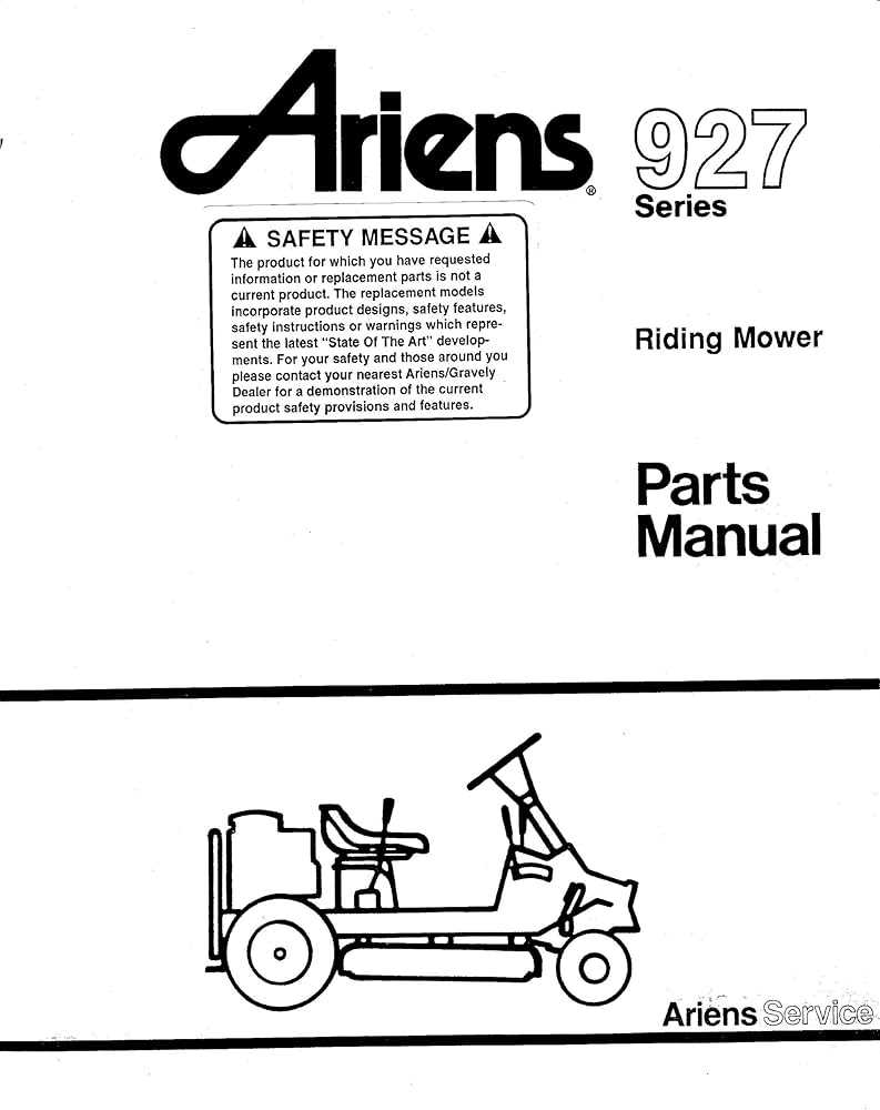 ariens lawn mower parts diagram