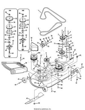 cub cadet ltx 1040 deck parts diagram