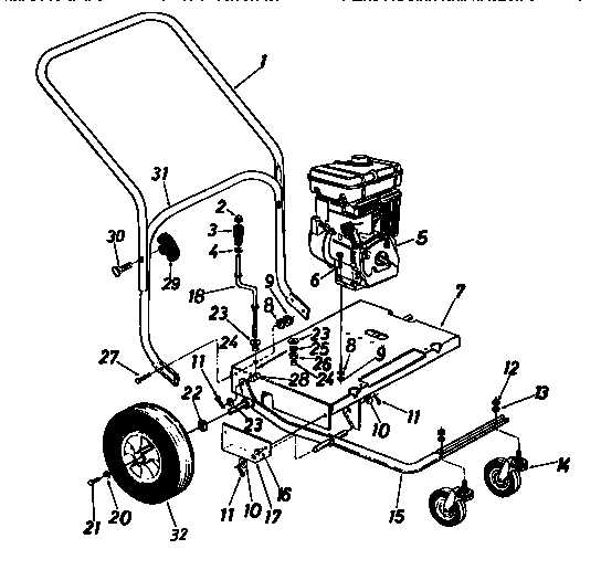 craftsman leaf blower parts diagram