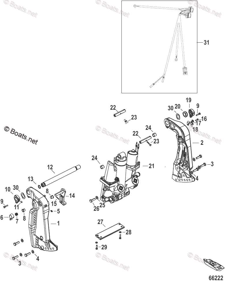mercury outboard motor parts diagram