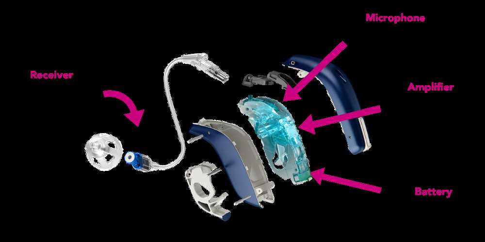 diagram hearing aid parts