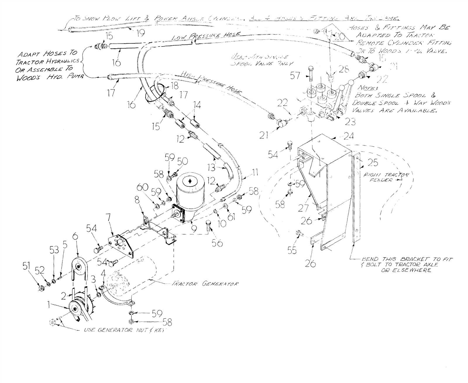 john deere 59 inch snowblower parts diagram