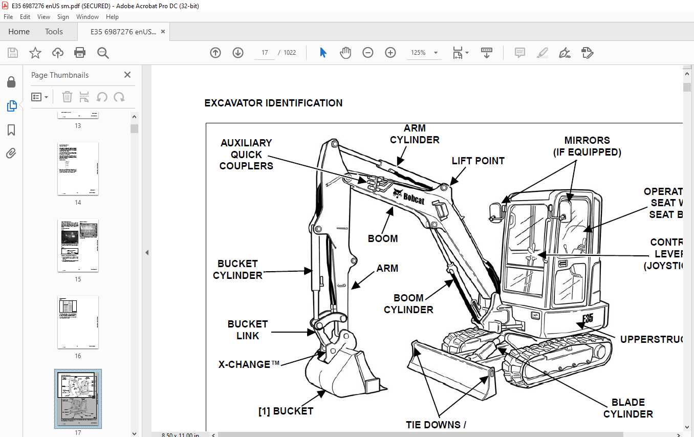 bobcat 853 parts diagram