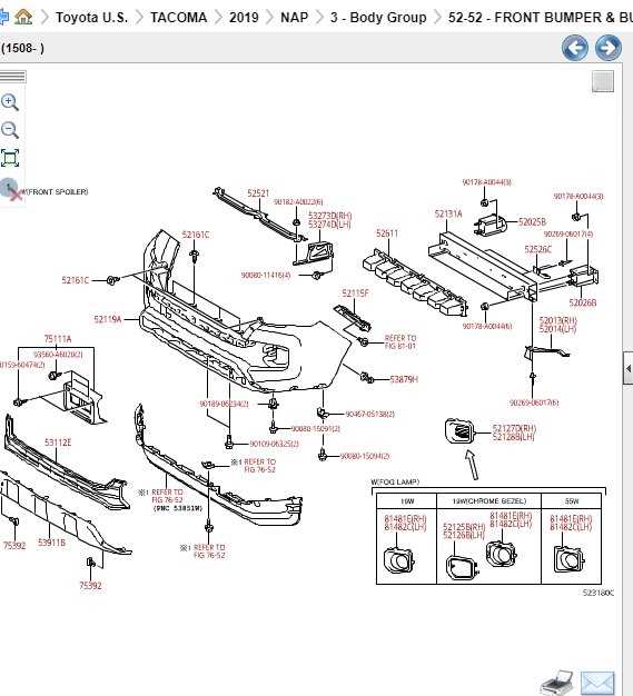 2006 tacoma parts diagram