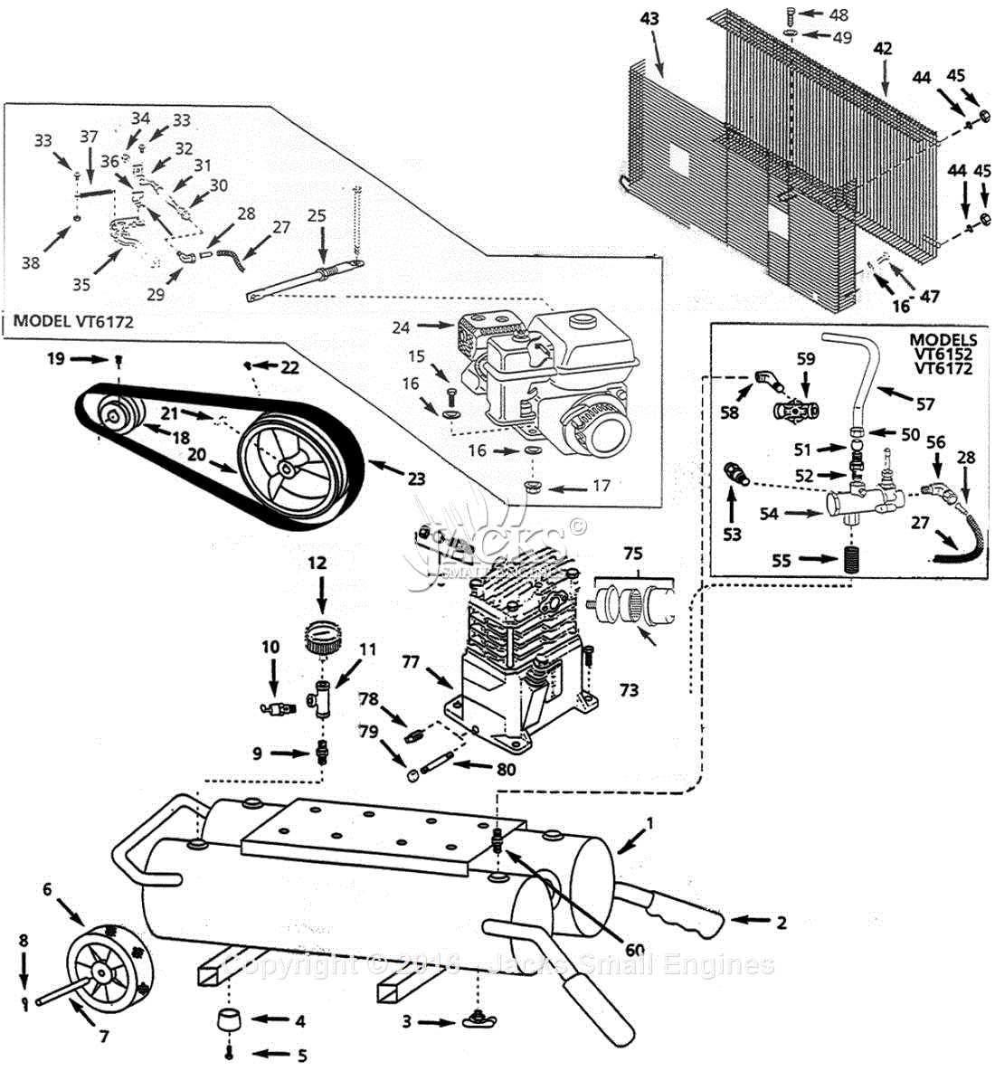 gx160 parts diagram