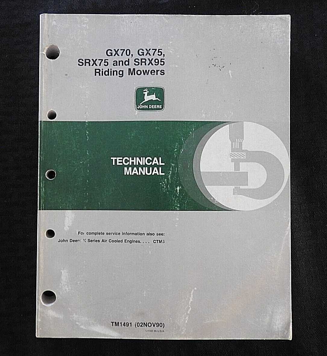 john deere srx95 parts diagram