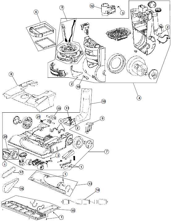 hoover uh74200 parts diagram