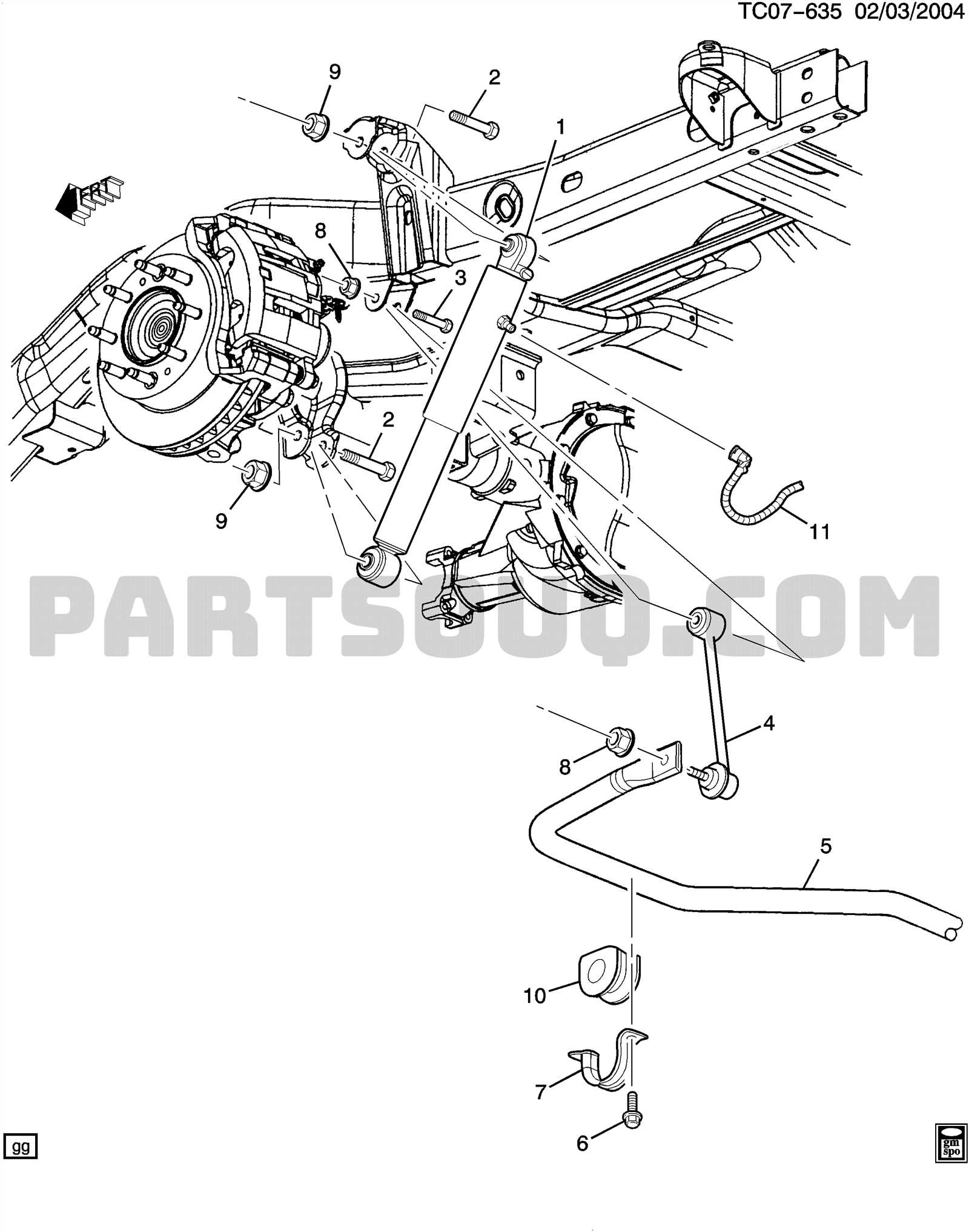 chevy tahoe parts diagram