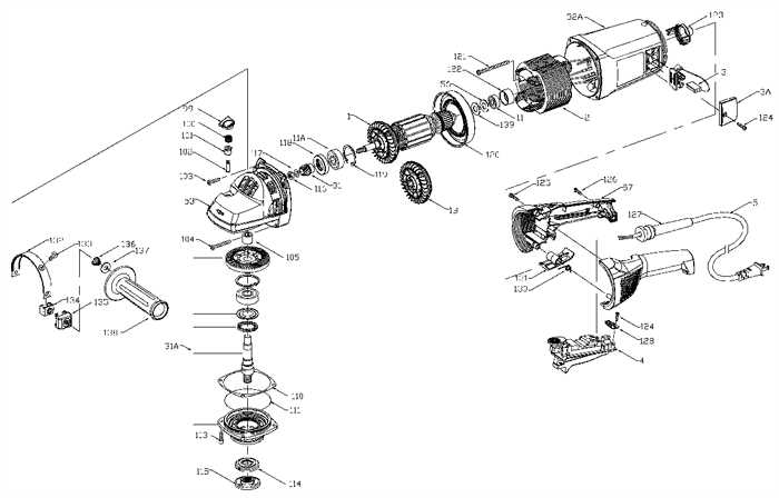 metabo grinder parts diagram