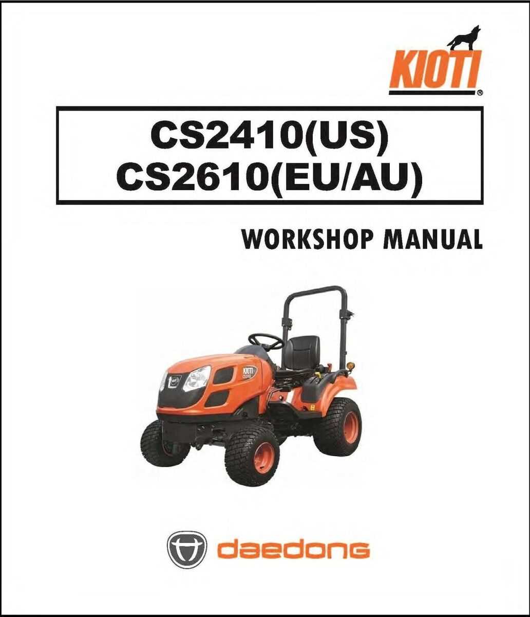 kioti cs2410 parts diagram