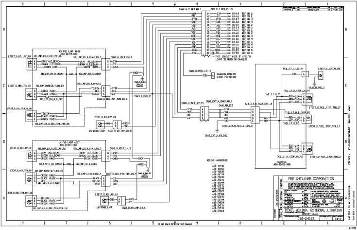 freightliner xc chassis parts diagram