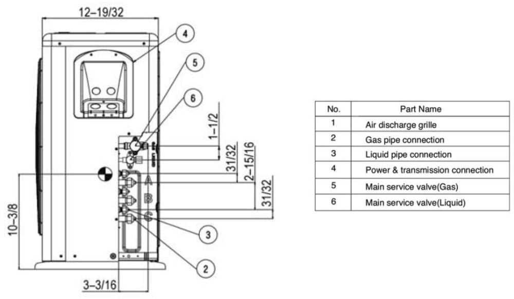 lg mini split parts diagram