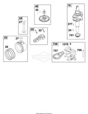 briggs and stratton v twin parts diagram