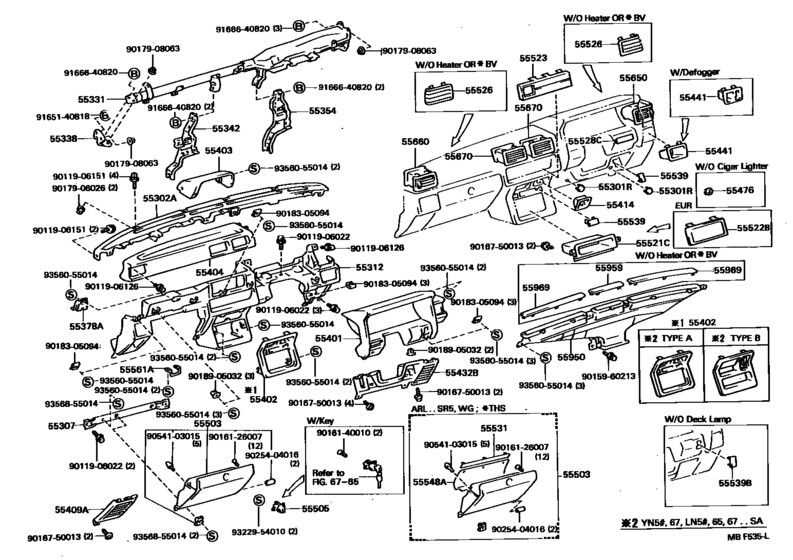 2003 toyota corolla body parts diagram