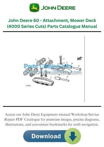 john deere 1435 deck parts diagram