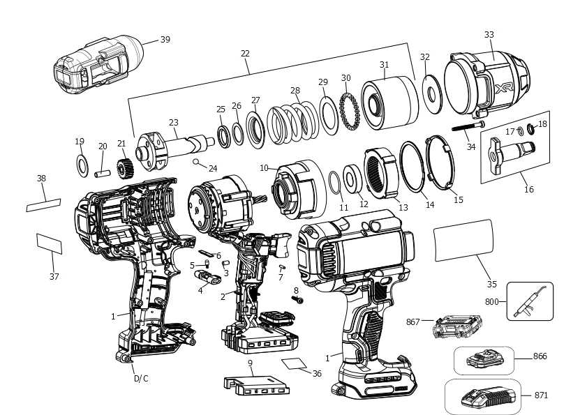 dewalt dcf887 parts diagram