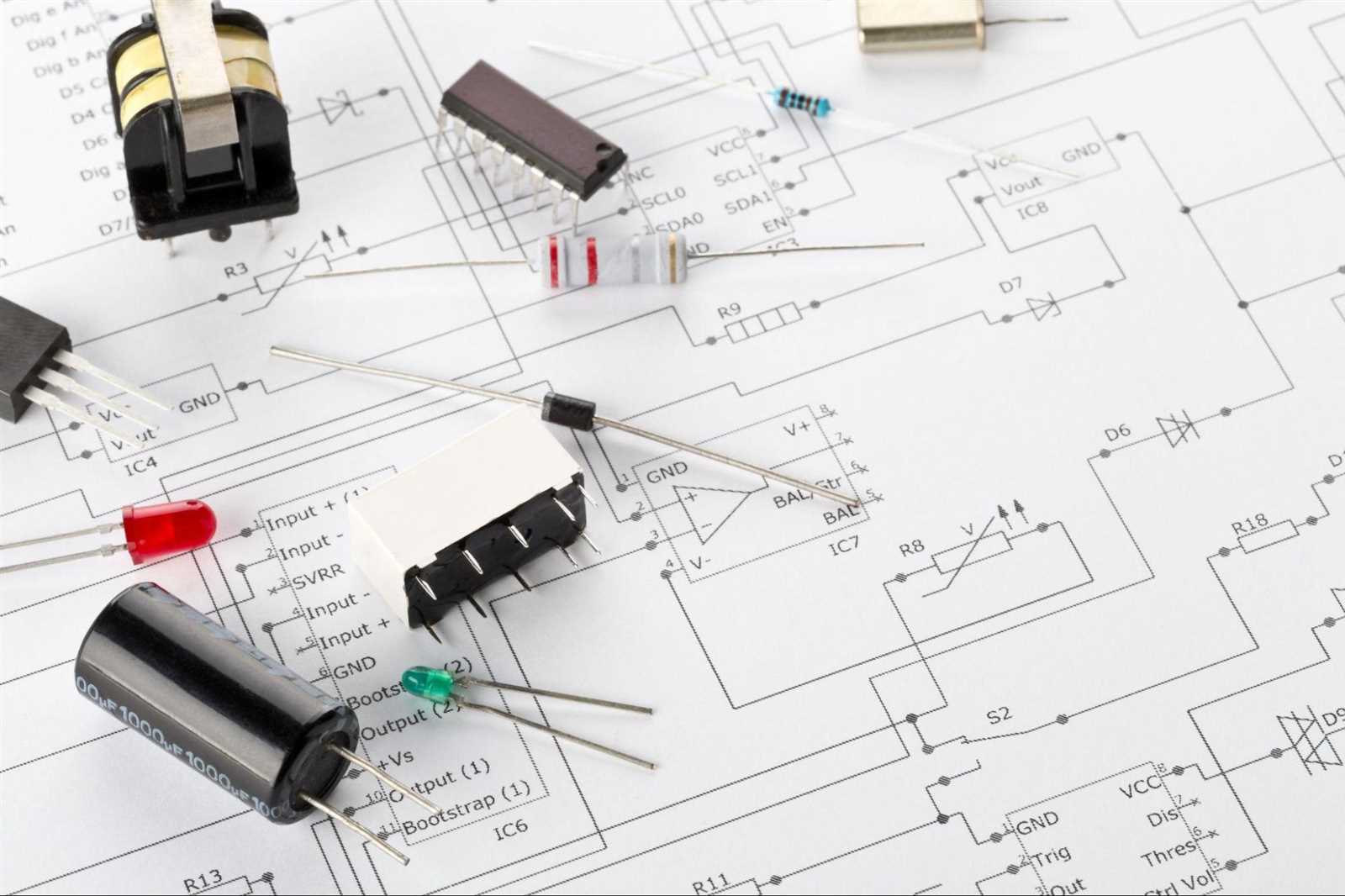 circuit board parts diagram