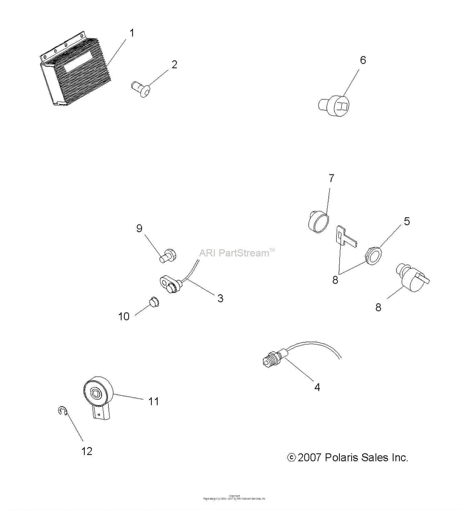 2008 polaris sportsman 500 parts diagram