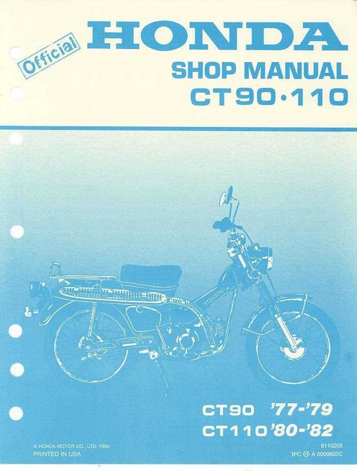 honda ct90 parts diagram