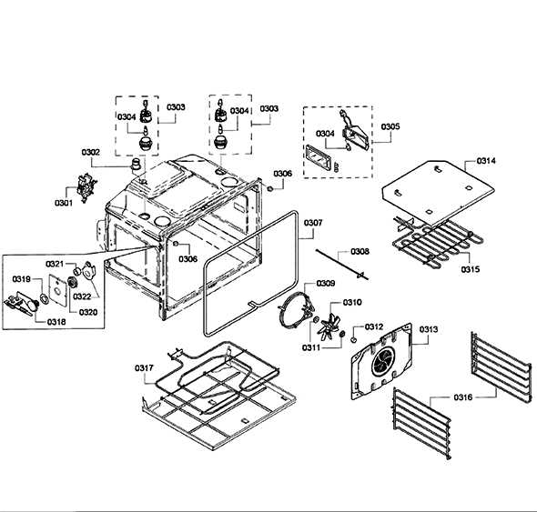 bosch oven parts diagram