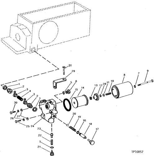 john deere 310 backhoe parts diagram