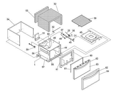 kenmore oven parts diagram