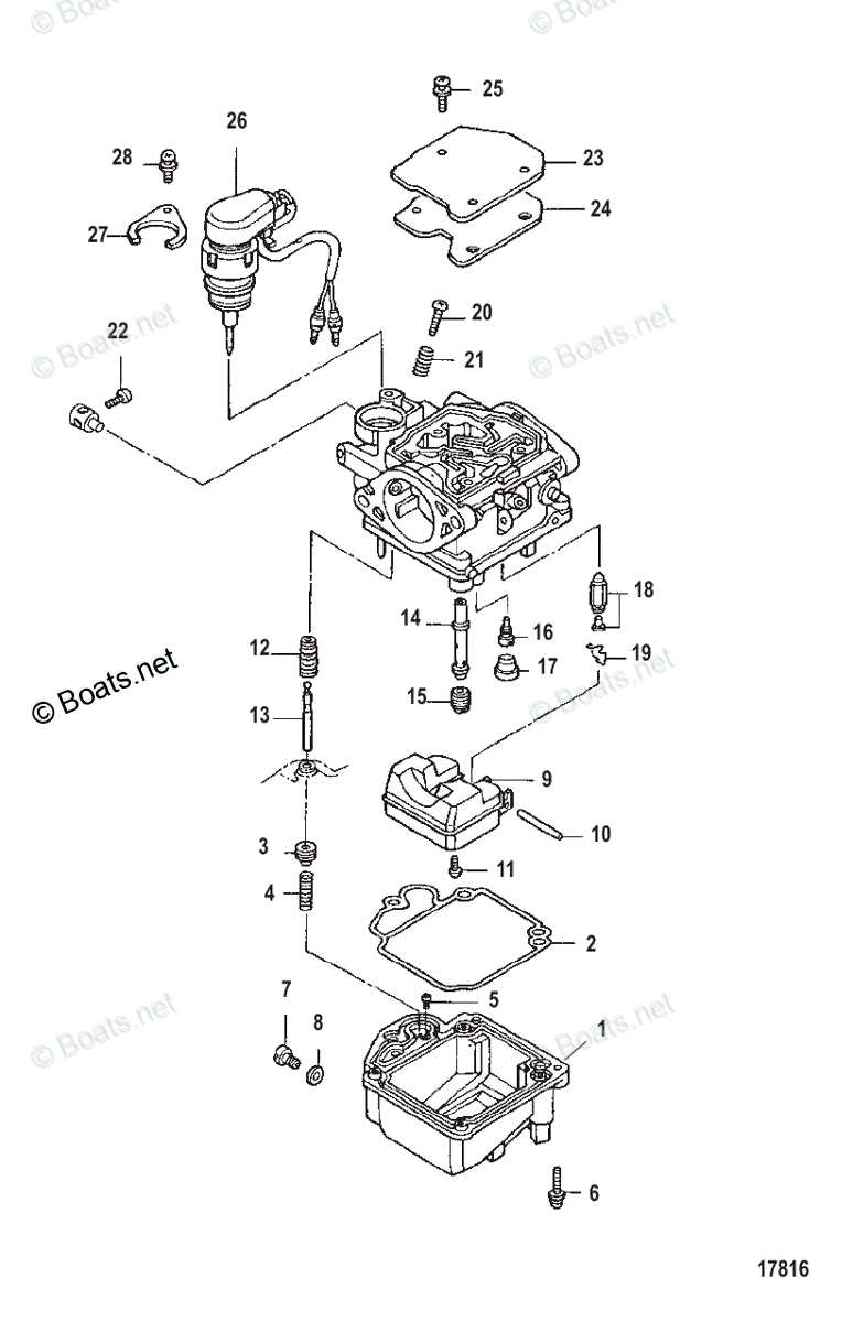 mercury 15 hp outboard parts diagram