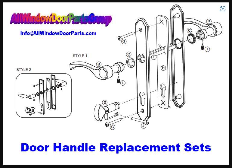 french door parts diagram