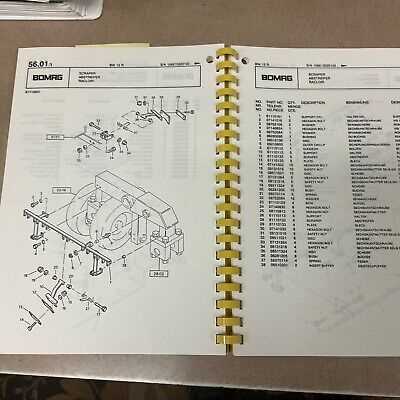 bomag roller parts diagram