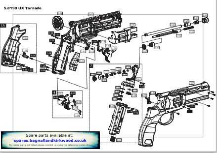 parts of a bb gun diagram